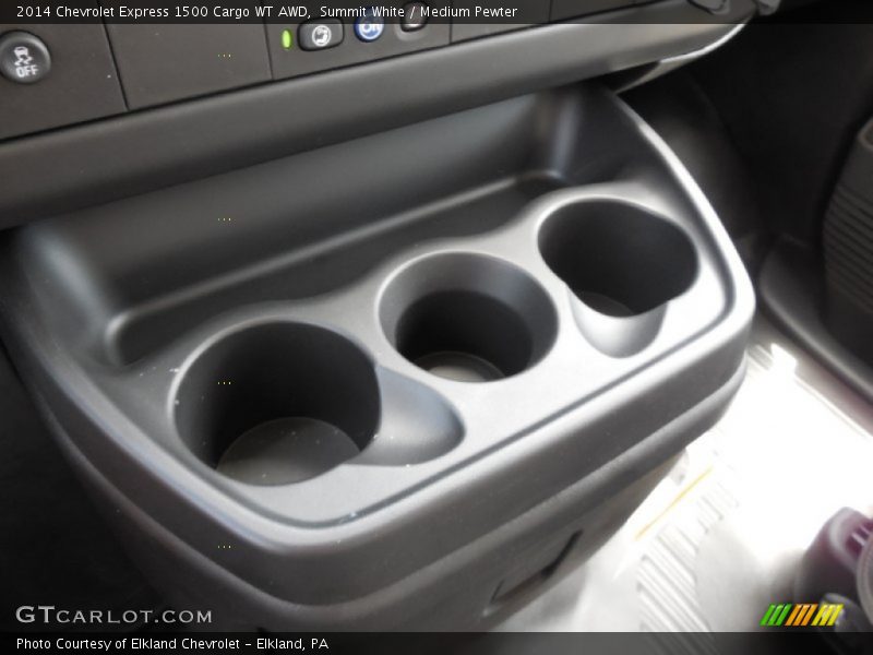 Summit White / Medium Pewter 2014 Chevrolet Express 1500 Cargo WT AWD