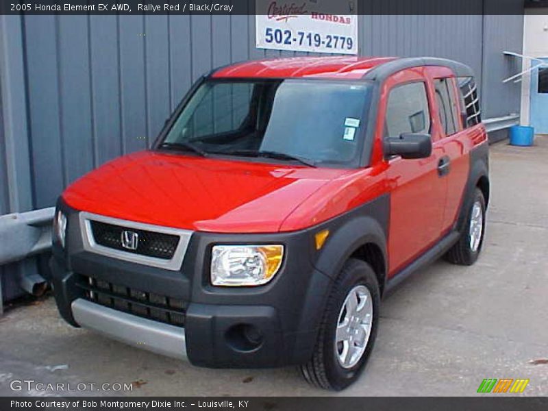 Rallye Red / Black/Gray 2005 Honda Element EX AWD