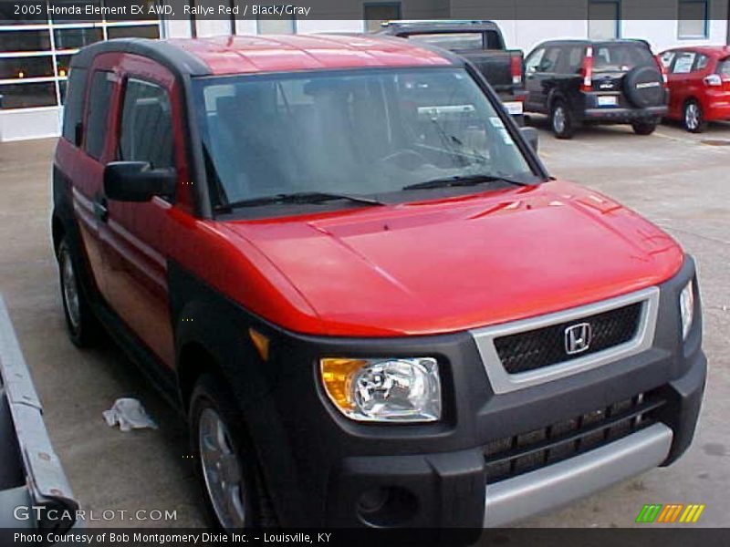 Rallye Red / Black/Gray 2005 Honda Element EX AWD