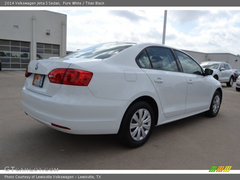 Pure White / Titan Black 2014 Volkswagen Jetta S Sedan