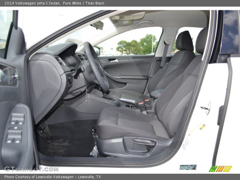 Pure White / Titan Black 2014 Volkswagen Jetta S Sedan