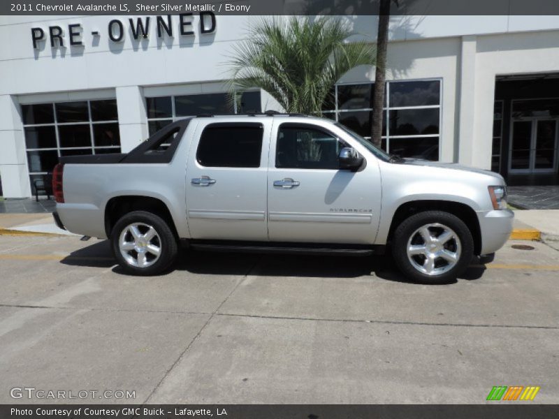 Sheer Silver Metallic / Ebony 2011 Chevrolet Avalanche LS