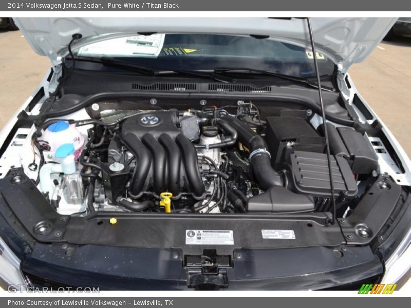 Pure White / Titan Black 2014 Volkswagen Jetta S Sedan