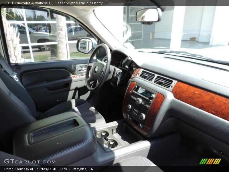 Sheer Silver Metallic / Ebony 2011 Chevrolet Avalanche LS