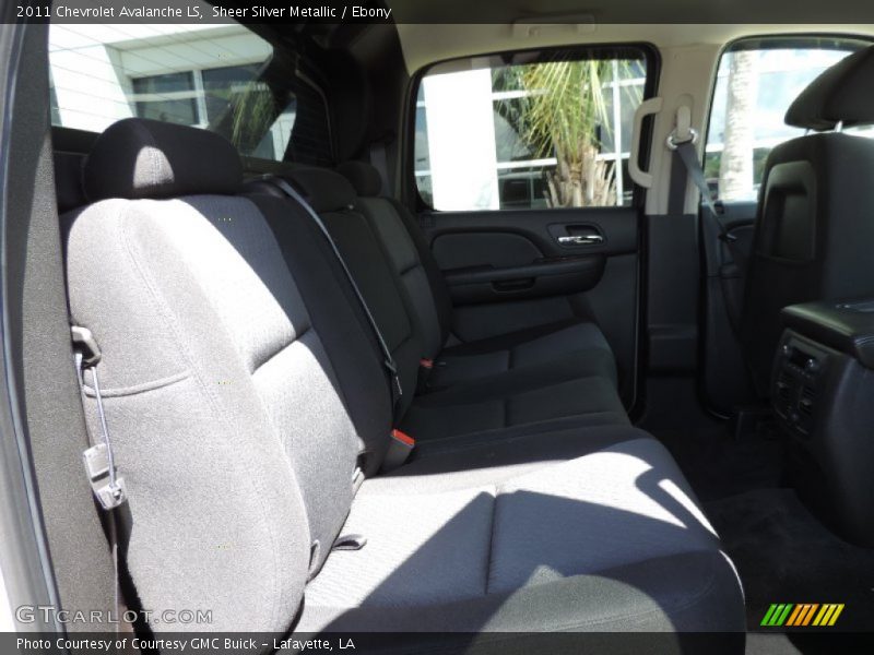 Sheer Silver Metallic / Ebony 2011 Chevrolet Avalanche LS
