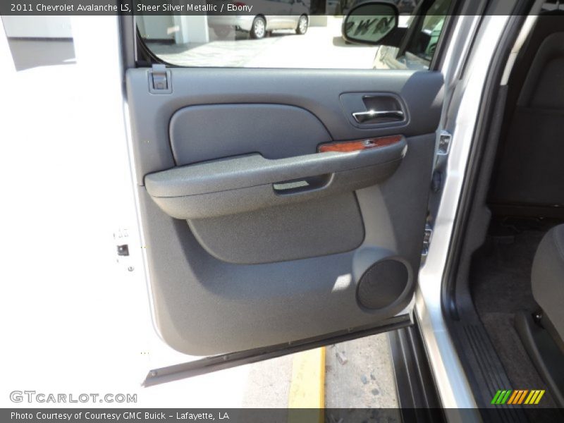 Sheer Silver Metallic / Ebony 2011 Chevrolet Avalanche LS