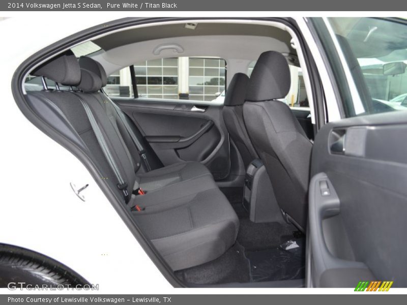 Pure White / Titan Black 2014 Volkswagen Jetta S Sedan
