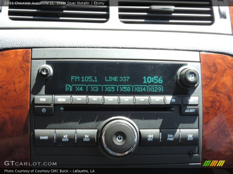 Sheer Silver Metallic / Ebony 2011 Chevrolet Avalanche LS