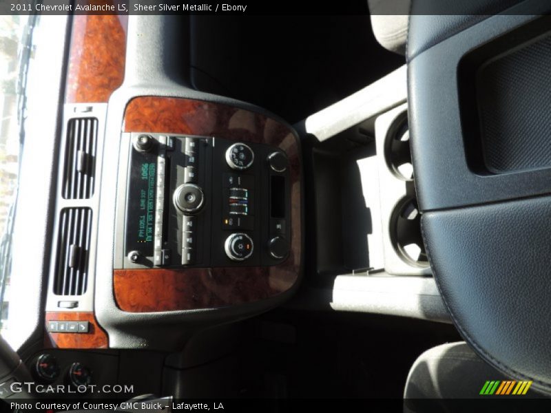 Sheer Silver Metallic / Ebony 2011 Chevrolet Avalanche LS