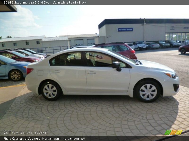 Satin White Pearl / Black 2014 Subaru Impreza 2.0i 4 Door