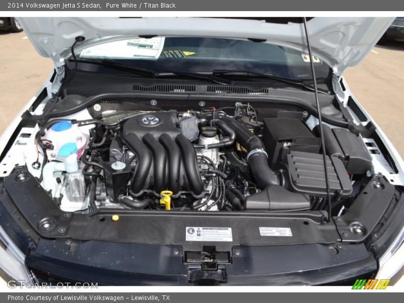 Pure White / Titan Black 2014 Volkswagen Jetta S Sedan