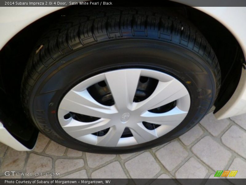 Satin White Pearl / Black 2014 Subaru Impreza 2.0i 4 Door
