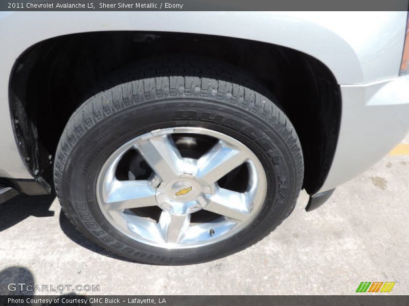 Sheer Silver Metallic / Ebony 2011 Chevrolet Avalanche LS