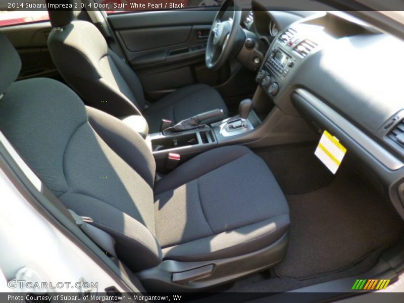 Satin White Pearl / Black 2014 Subaru Impreza 2.0i 4 Door