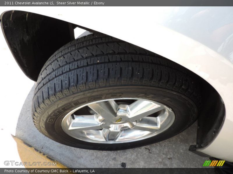 Sheer Silver Metallic / Ebony 2011 Chevrolet Avalanche LS