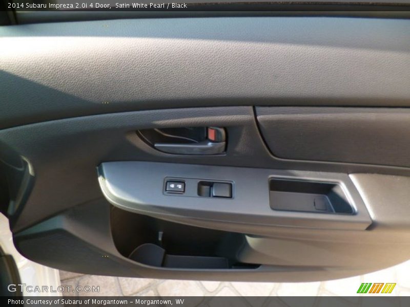 Satin White Pearl / Black 2014 Subaru Impreza 2.0i 4 Door