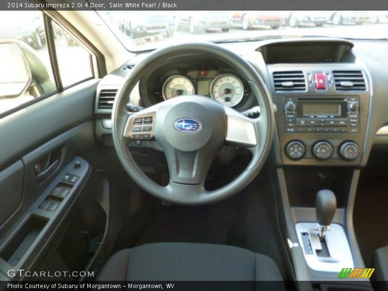 Satin White Pearl / Black 2014 Subaru Impreza 2.0i 4 Door