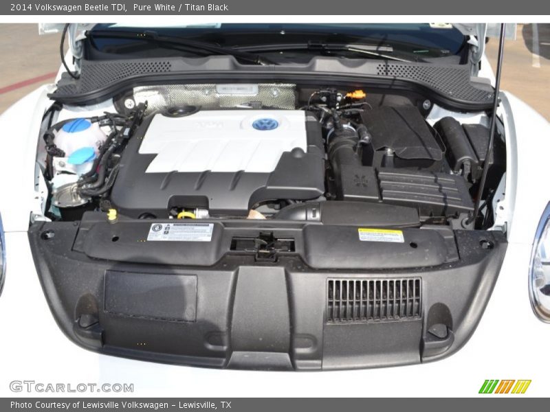 Pure White / Titan Black 2014 Volkswagen Beetle TDI