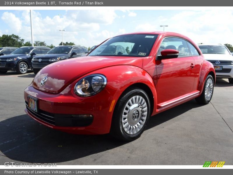 Tornado Red / Titan Black 2014 Volkswagen Beetle 1.8T