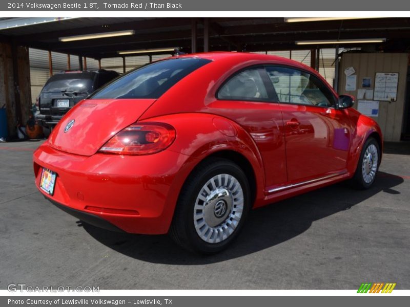 Tornado Red / Titan Black 2014 Volkswagen Beetle 1.8T