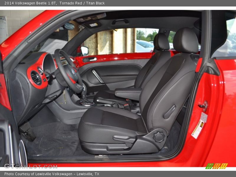 Front Seat of 2014 Beetle 1.8T