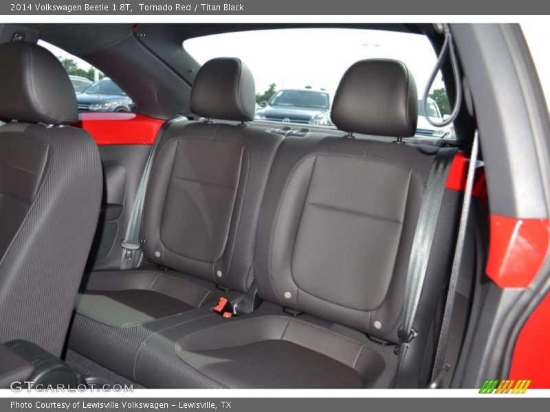 Rear Seat of 2014 Beetle 1.8T