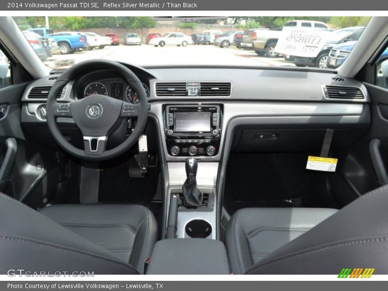 Dashboard of 2014 Passat TDI SE