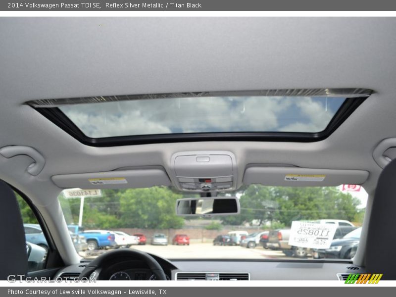 Reflex Silver Metallic / Titan Black 2014 Volkswagen Passat TDI SE