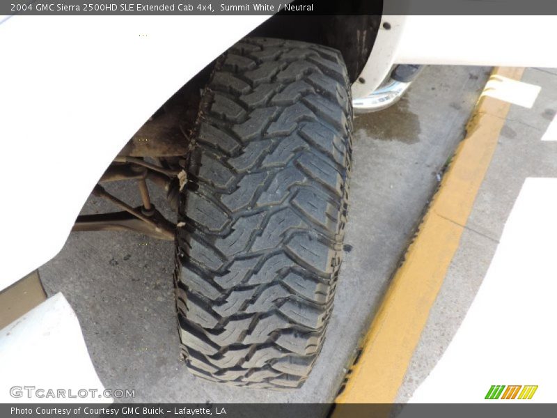 Summit White / Neutral 2004 GMC Sierra 2500HD SLE Extended Cab 4x4