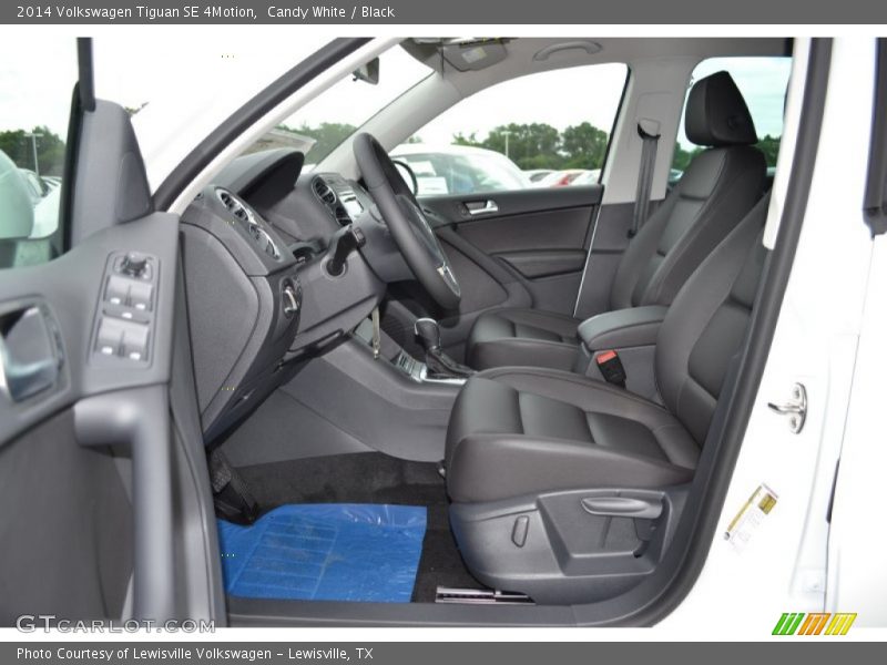 Candy White / Black 2014 Volkswagen Tiguan SE 4Motion
