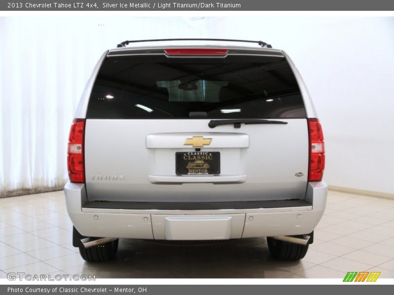 Silver Ice Metallic / Light Titanium/Dark Titanium 2013 Chevrolet Tahoe LTZ 4x4