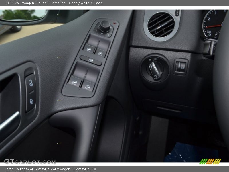 Candy White / Black 2014 Volkswagen Tiguan SE 4Motion