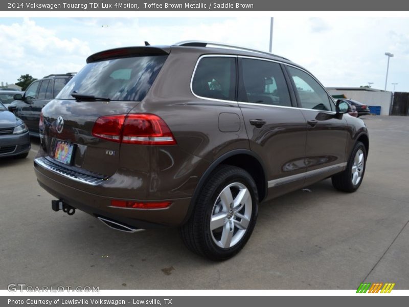 Toffee Brown Metallic / Saddle Brown 2014 Volkswagen Touareg TDI Lux 4Motion