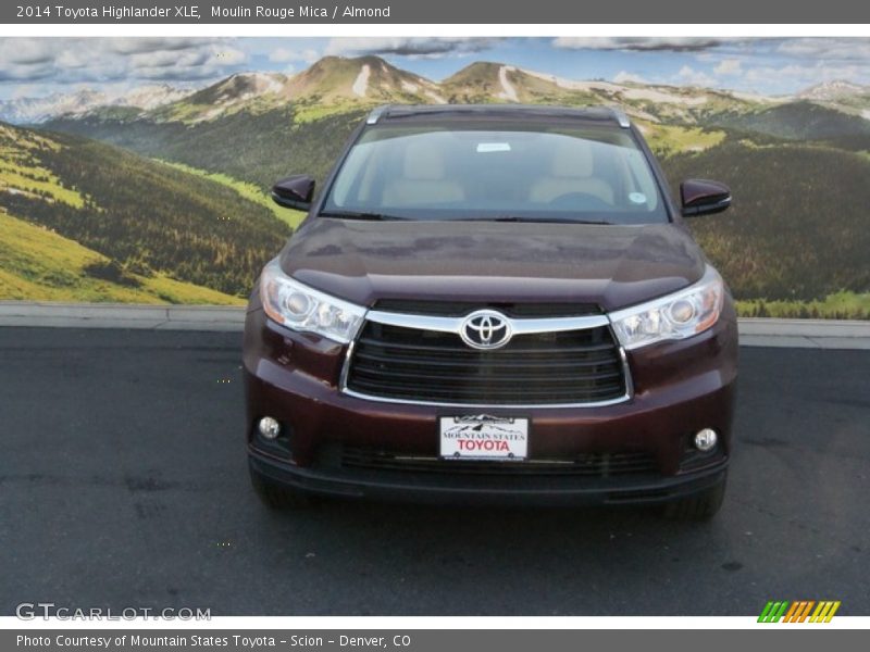 Moulin Rouge Mica / Almond 2014 Toyota Highlander XLE
