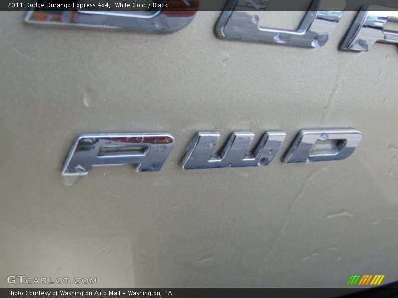 White Gold / Black 2011 Dodge Durango Express 4x4