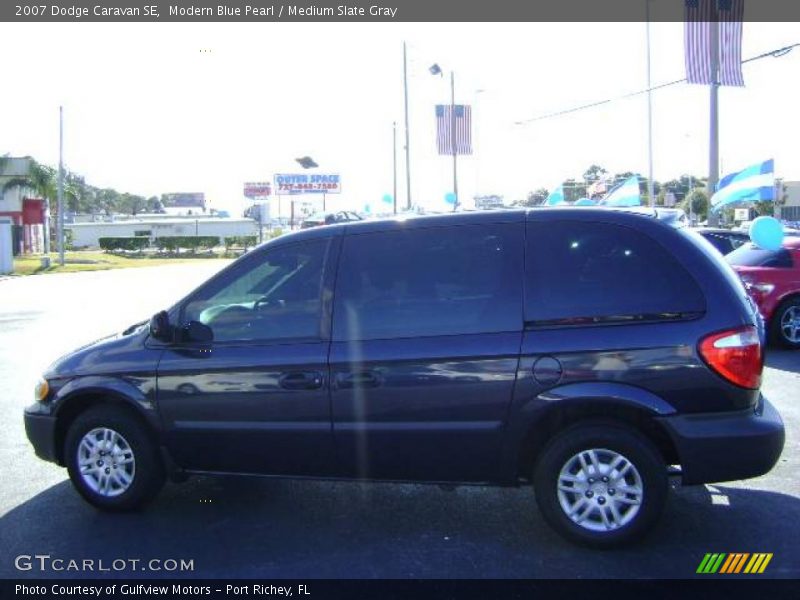 Modern Blue Pearl / Medium Slate Gray 2007 Dodge Caravan SE