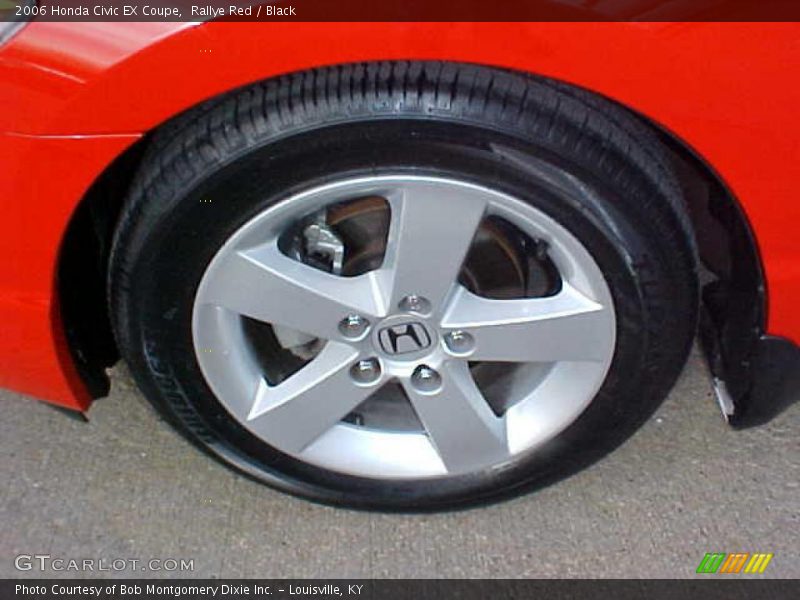 Rallye Red / Black 2006 Honda Civic EX Coupe