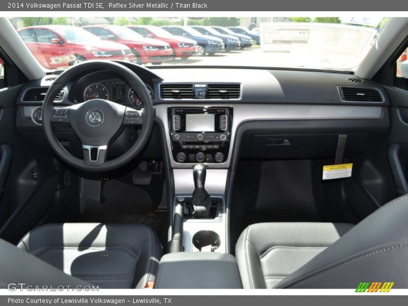 Reflex Silver Metallic / Titan Black 2014 Volkswagen Passat TDI SE
