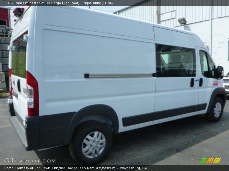 Bright White / Gray 2014 Ram ProMaster 2500 Cargo High Roof