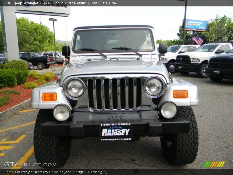 Bright Silver Metallic / Dark Slate Gray 2006 Jeep Wrangler X 4x4