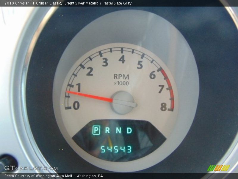 Bright Silver Metallic / Pastel Slate Gray 2010 Chrysler PT Cruiser Classic