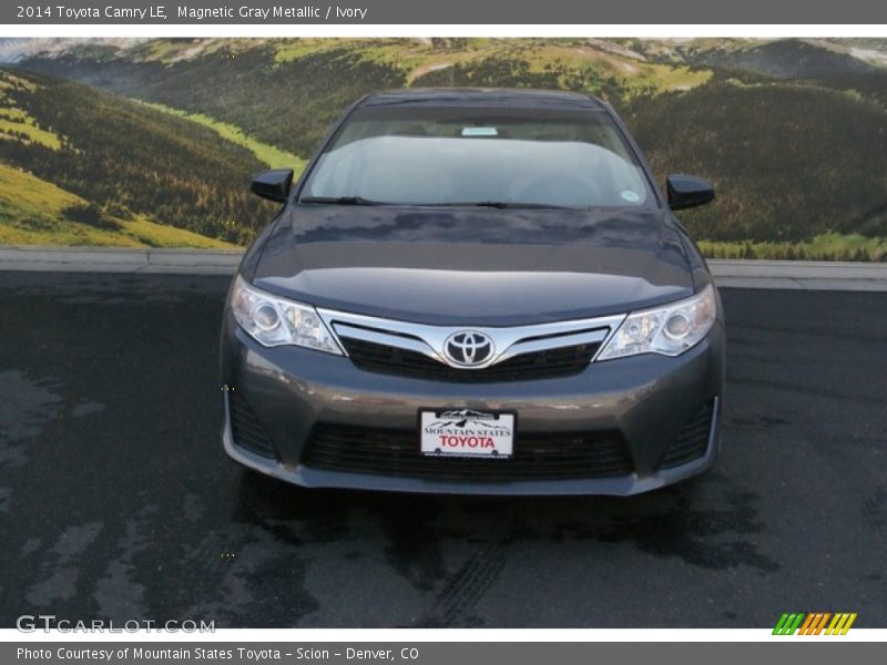 Magnetic Gray Metallic / Ivory 2014 Toyota Camry LE