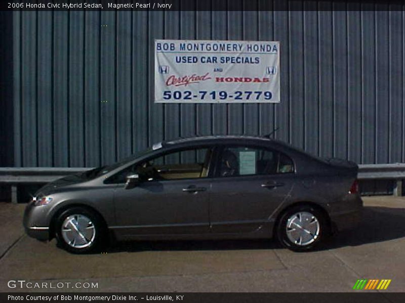 Magnetic Pearl / Ivory 2006 Honda Civic Hybrid Sedan