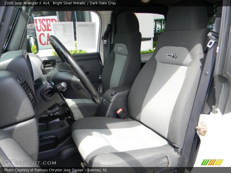 Bright Silver Metallic / Dark Slate Gray 2006 Jeep Wrangler X 4x4