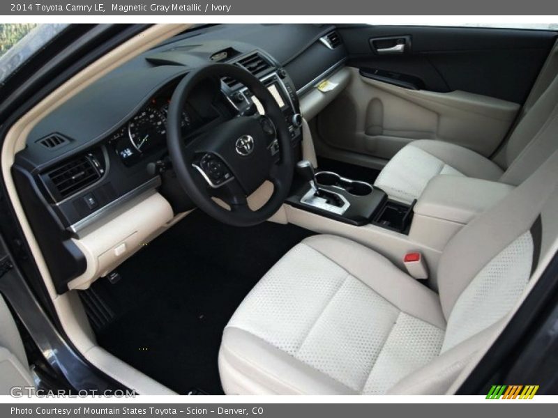 Magnetic Gray Metallic / Ivory 2014 Toyota Camry LE
