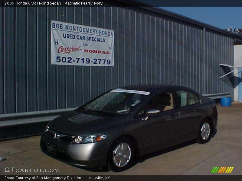Magnetic Pearl / Ivory 2006 Honda Civic Hybrid Sedan
