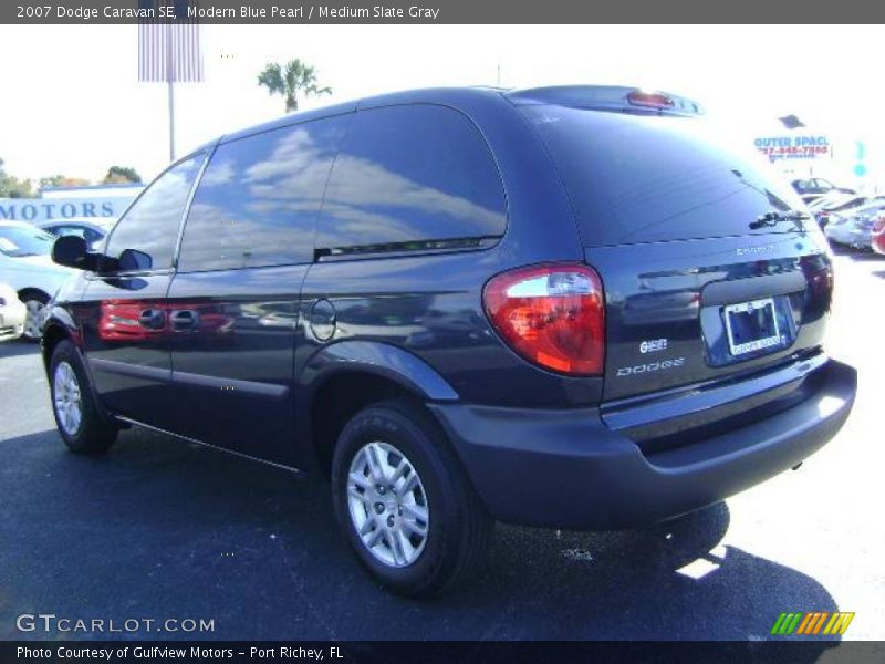 Modern Blue Pearl / Medium Slate Gray 2007 Dodge Caravan SE