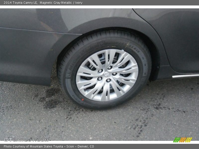 Magnetic Gray Metallic / Ivory 2014 Toyota Camry LE