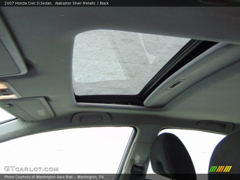 Alabaster Silver Metallic / Black 2007 Honda Civic Si Sedan