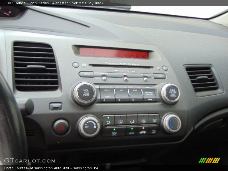 Alabaster Silver Metallic / Black 2007 Honda Civic Si Sedan
